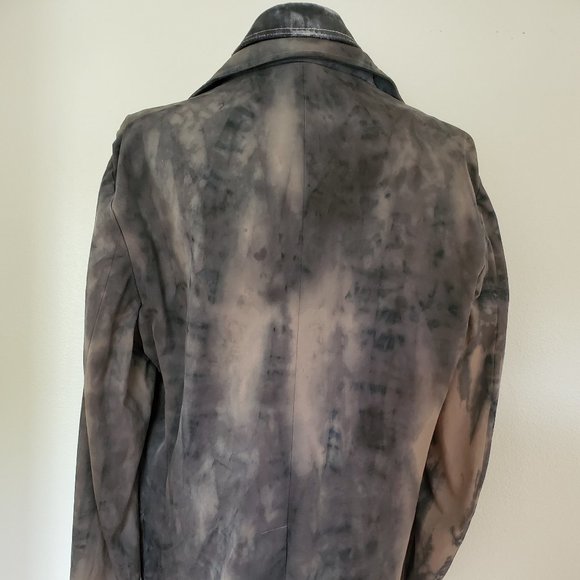 Dolce Gabbana blazer denim jacket 44 46 56 XL dyed gray black white beige pinup - Picture 9 of 11